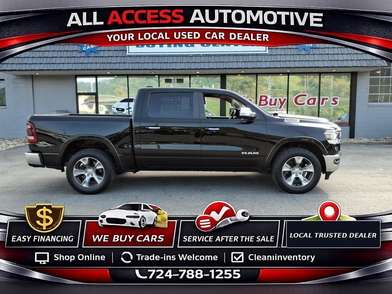Used 2019 RAM 1500 Laramie AWD/4WD image 1