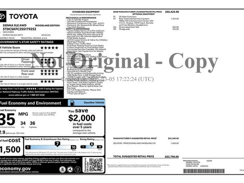 Used 2025 Toyota Sienna XLE Woodland Edition AWD/4WD image 4