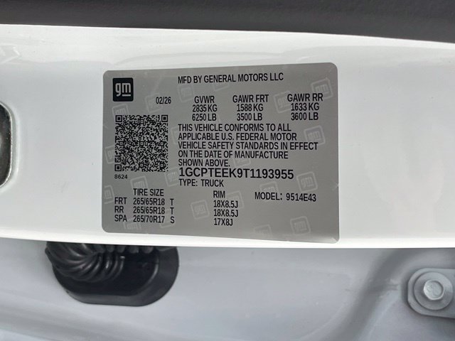 New 2026 Chevrolet Colorado Trail Boss AWD/4WD image 23