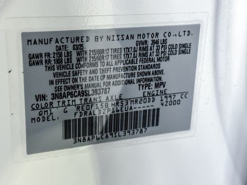 Used 2025 Nissan Kicks SV FWD image 27