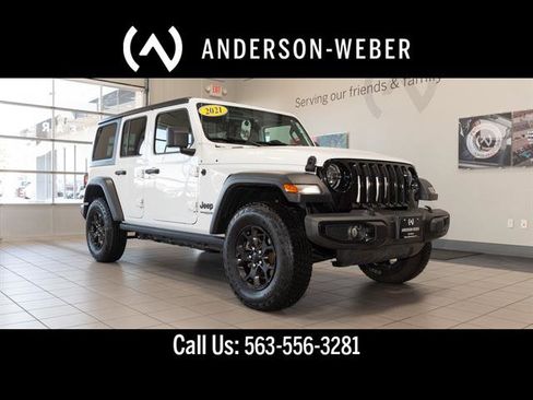 Used 2021 Jeep Wrangler Unlimited Sport image 1