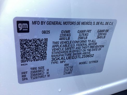 New 2026 GMC Terrain Elevation w/ LPO, Floor Liner Package image 39