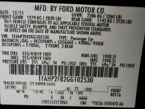 Used 2016 Ford Taurus Limited image 43