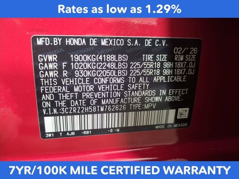 Certified 2026 Honda HR-V Sport image 28