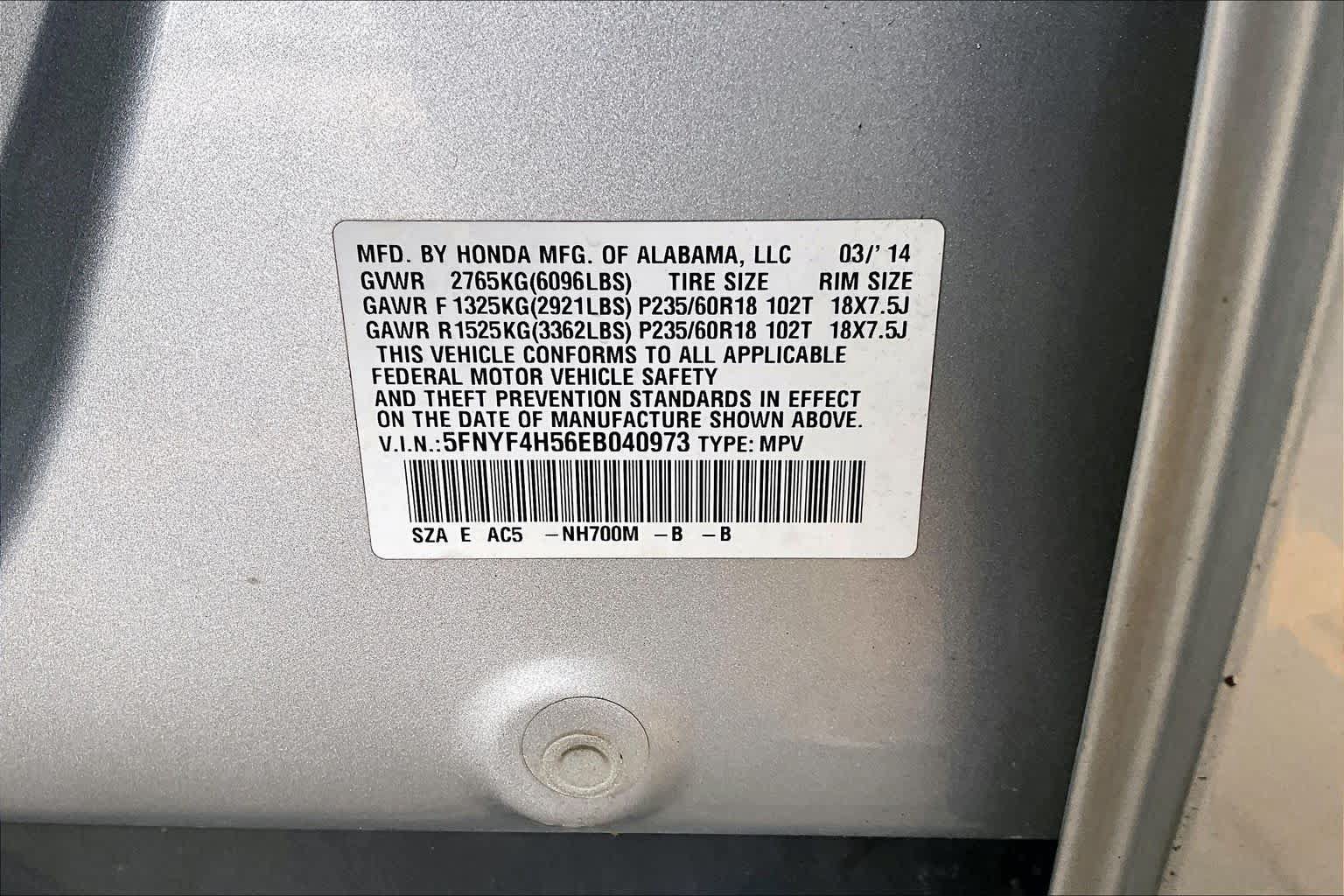 Used 2014 Honda Pilot EX-L image 35