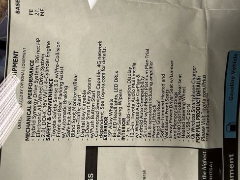 Used 2024 Toyota Prius Limited image 59