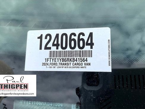 New 2024 Ford Transit 150 Low Roof image 13