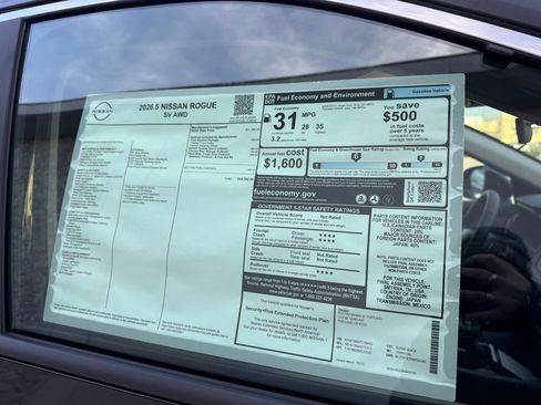 New 2026 Nissan Rogue SV w/ Cold Weather Package image 6