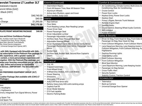 Used 2023 Chevrolet Traverse LT FWD image 3