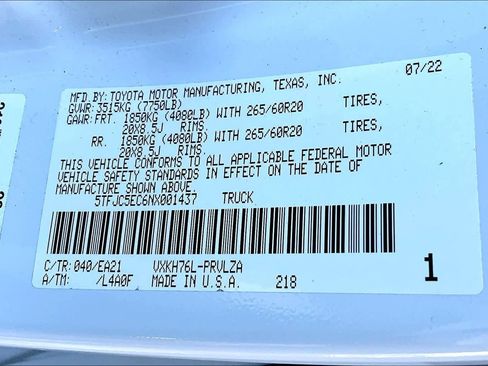 Used 2022 Toyota Tundra Limited image 33