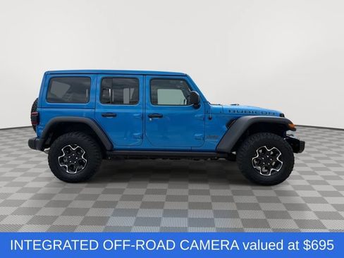 Used 2022 Jeep Wrangler Unlimited Rubicon 4xe w/ Steel Bumper Group AWD/4WD image 12