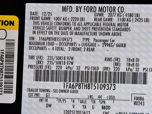 New 2026 Ford Mustang Coupe image 13