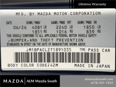 New 2026 MAZDA MAZDA3 2.5 S Sedan w/ Preferred Pkg FWD image 33