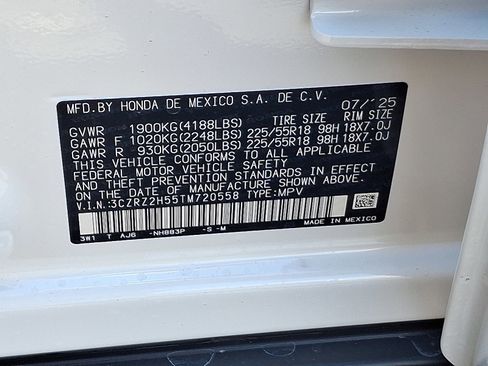 New 2026 Honda HR-V Sport image 10