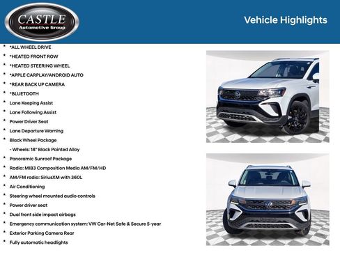 Used 2023 Volkswagen Taos SE w/ Panoramic Sunroof Package image 3