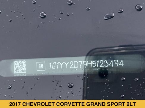 Certified 2017 Chevrolet Corvette Grand Sport RWD image 16