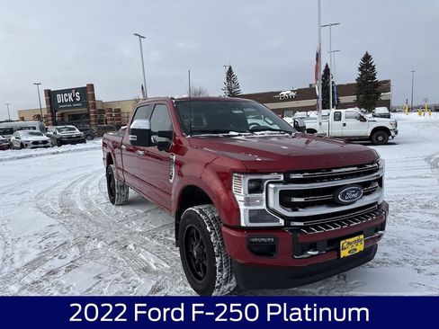 Used 2022 Ford F250 Platinum w/ Snow Plow Prep Package image 4