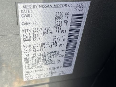 Certified 2025 INFINITI QX60 Autograph w/ Cargo Package image 32