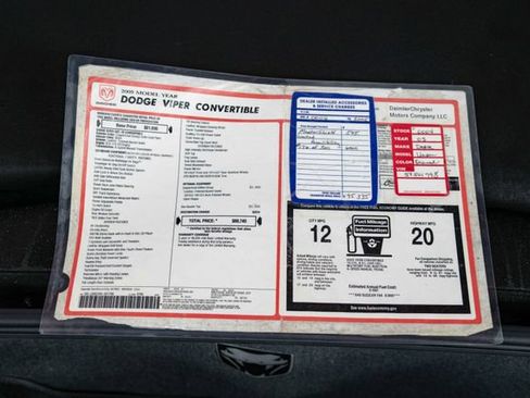 Used 2005 Dodge Viper SRT-10 w/ Copperhead Edition Group RWD image 31