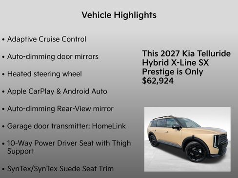 New 2027 Kia Telluride X-Line SX Prestige AWD/4WD image 36