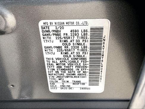 Used 2020 Nissan Rogue SV FWD image 37