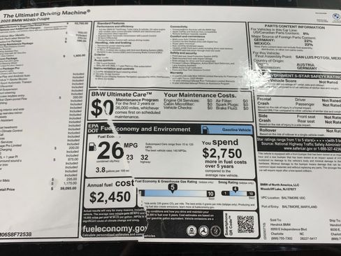 Certified 2025 BMW M240i Coupe w/ Premium Package RWD image 31