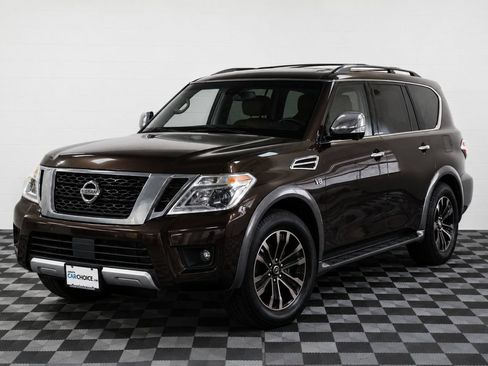 Used 2017 Nissan Armada Platinum w/ Captain Seat Package AWD/4WD image 1
