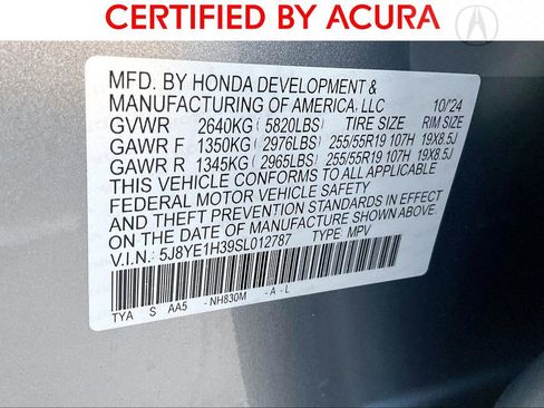 Certified 2025 Acura MDX SH-AWD image 42