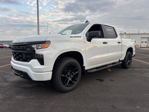 New 2026 Chevrolet Silverado 1500 Custom w/ Turbomax Blackout Package AWD/4WD image 2