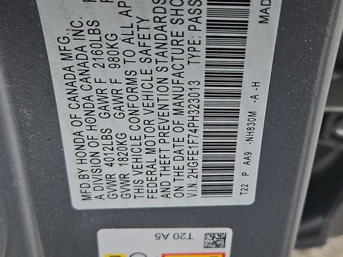 Certified 2023 Honda Civic EX image 14