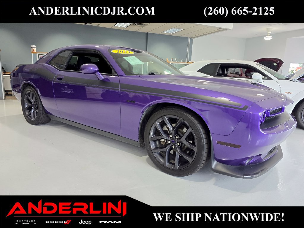 Used 2023 Dodge Challenger R/T w/ Blacktop Package RWD image 1