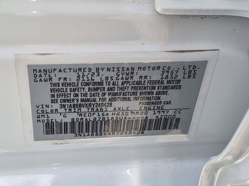 Certified 2024 Nissan Sentra S FWD image 23