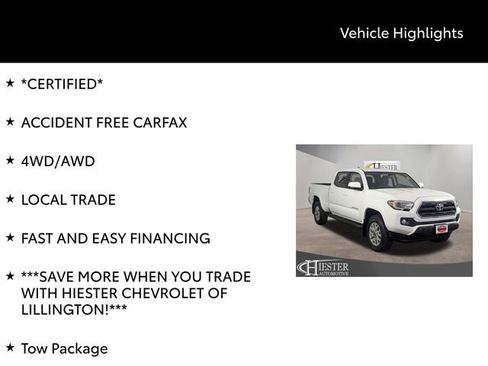 Used 2017 Toyota Tacoma SR5 w/ Tow Package AWD/4WD image 8