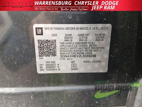 Used 2020 Chevrolet Equinox LS w/ LS Convenience Package image 11