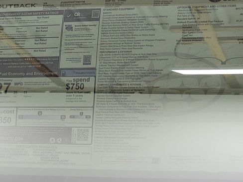 New 2026 Subaru Outback Limited image 15