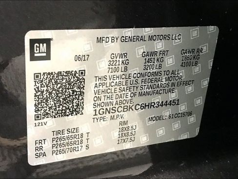 Used 2017 Chevrolet Tahoe LT w/ Luxury Package RWD image 32