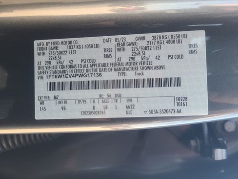 Used 2023 Ford F150 Lightning Platinum AWD/4WD image 25