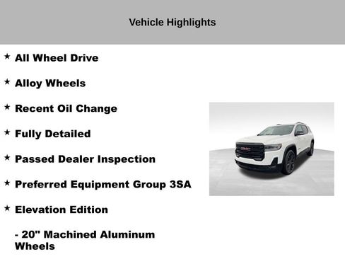 Used 2023 GMC Acadia SLE w/ Elevation Edition AWD/4WD image 9
