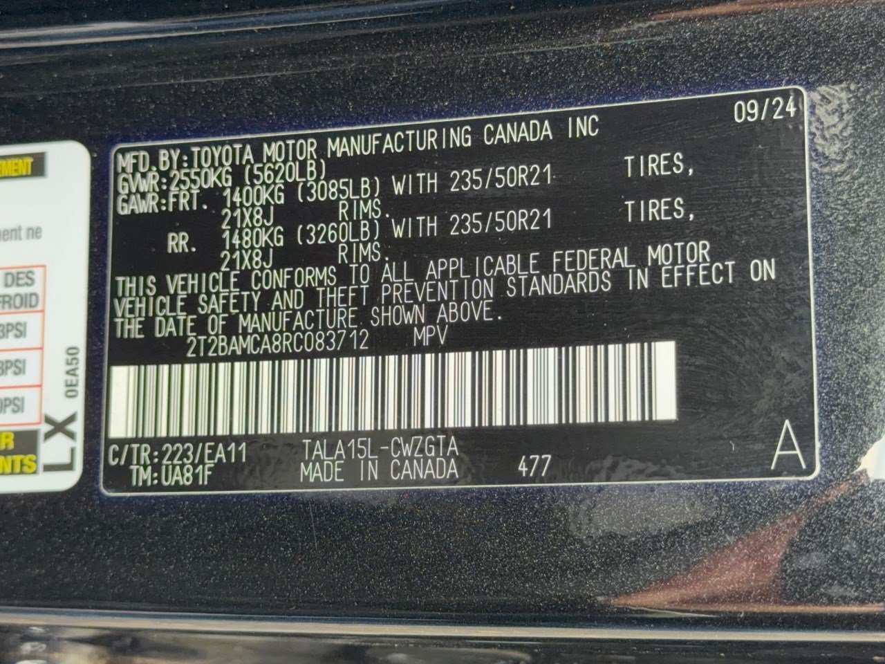 Certified 2024 Lexus RX 350 Premium w/ Convenience Package AWD/4WD image 36