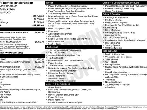 Used 2024 Alfa Romeo Tonale Veloce AWD/4WD image 6