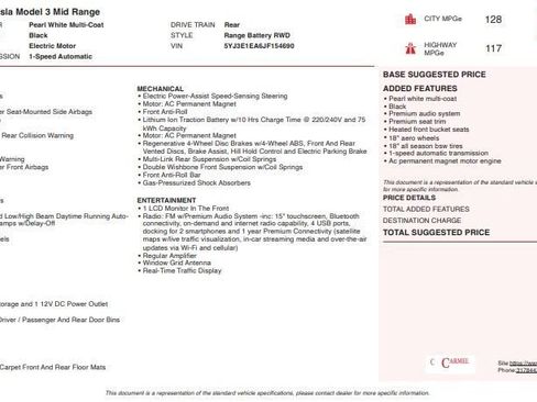 Used 2018 Tesla Model 3 Mid Range image 3