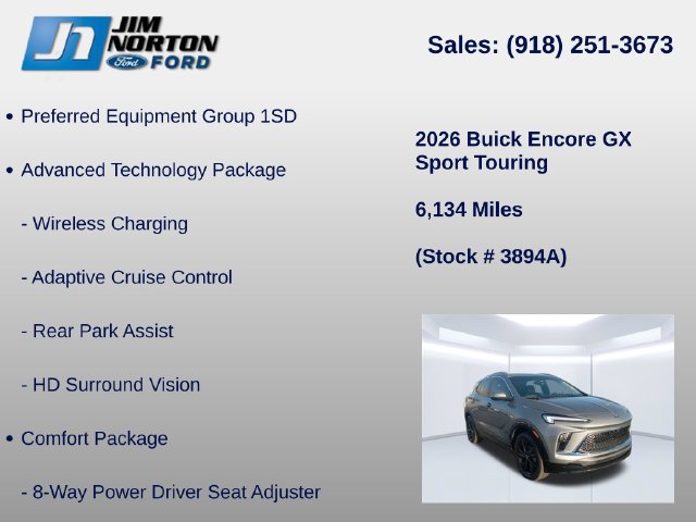 Used 2026 Buick Encore GX Sport Touring w/ Advanced Technology Package FWD image 8