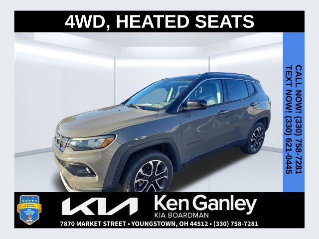 Used 2022 Jeep Compass Limited AWD/4WD 360° Tour