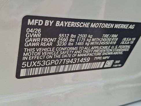 New 2026 BMW X3 xDrive30i AWD/4WD image 16