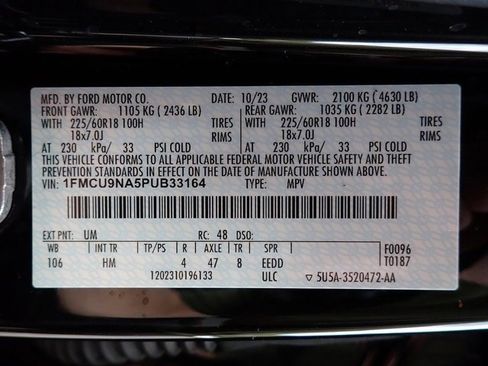 Certified 2023 Ford Escape ST-Line Select w/ Tech Pack #2 image 22