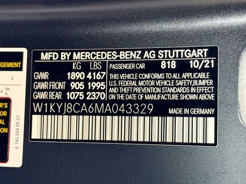 Certified 2021 Mercedes-Benz AMG GT Coupe image 27