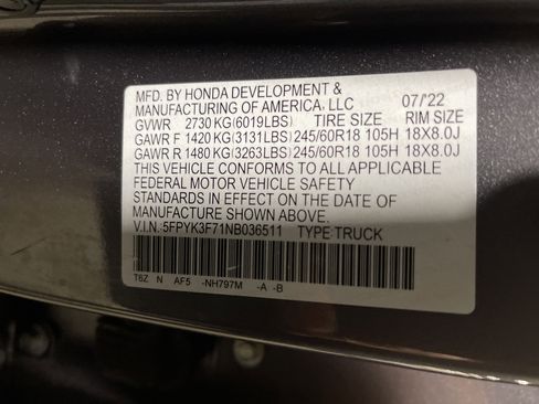 Used 2022 Honda Ridgeline RTL-E image 30