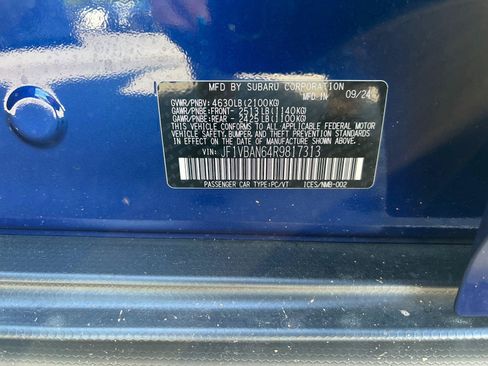 Used 2024 Subaru WRX Limited AWD/4WD image 12