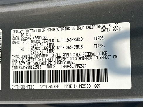 New 2025 Toyota Tacoma TRD Sport image 22