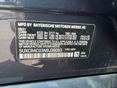 Used 2022 BMW X5 sDrive40i w/ M Sport Package RWD image 30
